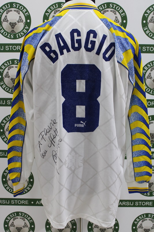 Asprilla Maglia Parma 1995 Maglia PARMA BAGGIO Match Worn Home