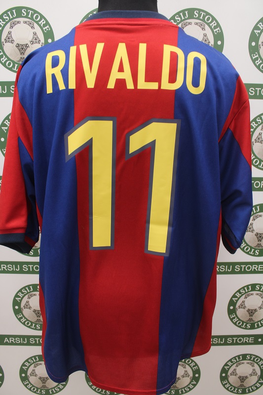Maglia BARCELLONA RIVALDO L Home 1998/99 - immagine 2
