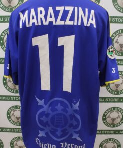 Alternative view of Maglia CHIEVO VERONA MARAZZINA Match Worn Away 2001/02