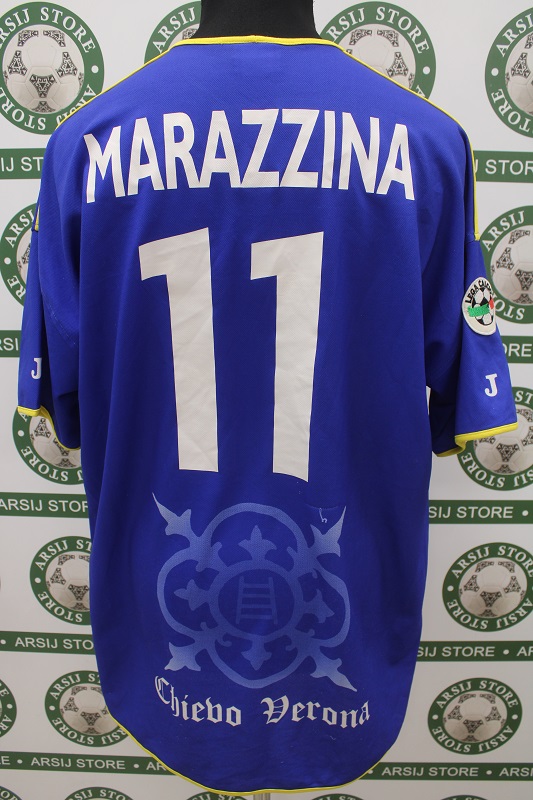 Maglia CHIEVO VERONA MARAZZINA Match Worn Away 2001/02 - immagine 2
