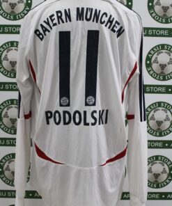 Alternative view of Maglia BAYERN MONACO PODOLSKI Match Worn Away 2006/07