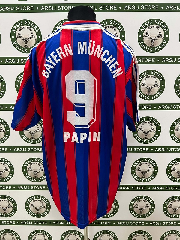 Maglia BAYERN MONACO PAPIN Match Worn Home 1995/96 - immagine 2