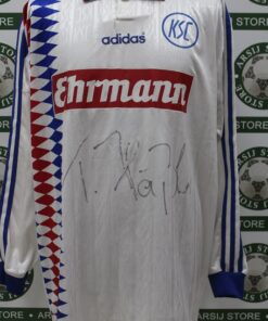 Maglia KARLSRUHER HASSLER Match Worn Home 95/96 Signed