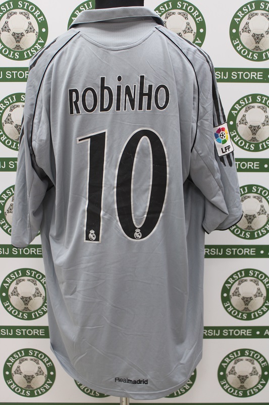 Maglia REAL MADRID ROBINHO XXL Third 2005/06 - immagine 2