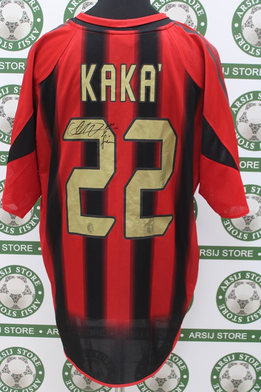 Maglia MILAN KAKà XL Home 2004/05 Signed - immagine 2