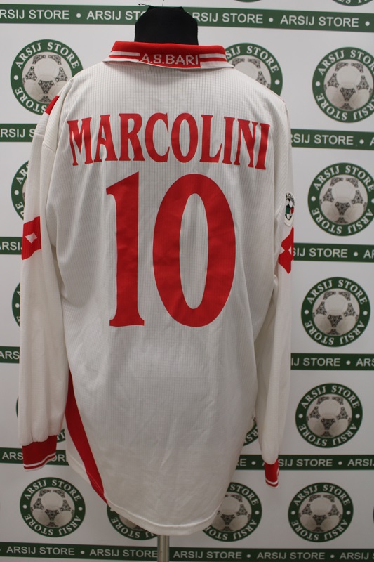 Maglia BARI MARCOLINI Match Worn Home 1999/00 - immagine 2