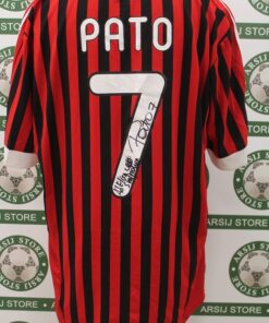Alternative view of Maglia MILAN PATO XL Home 2011/12 Signed