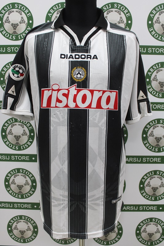 Maglia UDINESE MUZZI Match Worn Home 2001/02