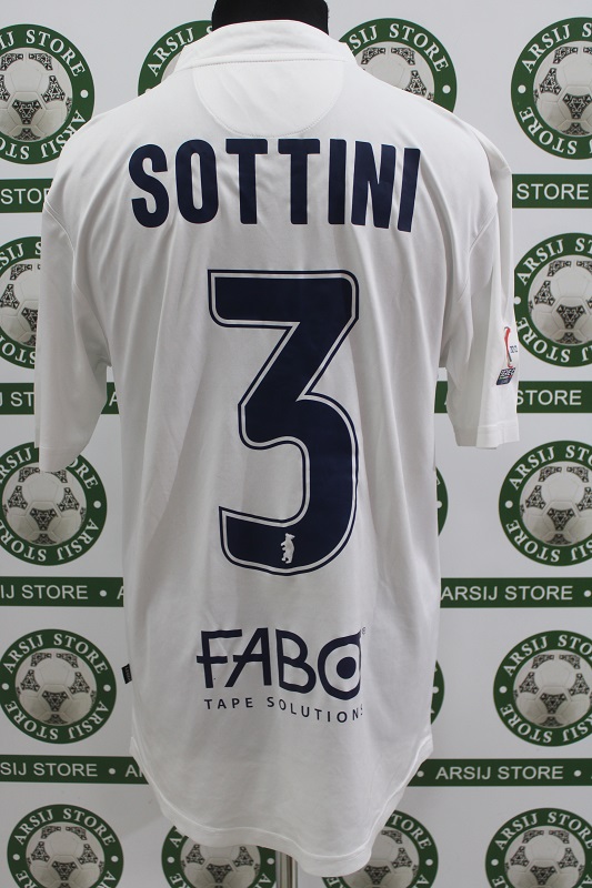 Maglia PISOTIESE SOTTINI Match Worn Away 2021/22 - immagine 2