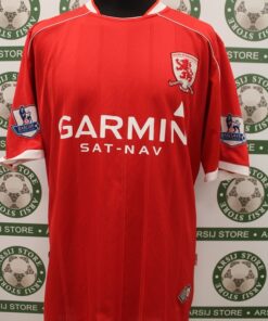 Maglia MIDDLESBROUGH POGATETZ Match Worn Home 2007/08