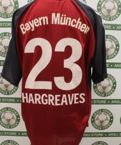 Alternative view of Maglia BAYERN MONACO HARGREAVES Match Worn Away 2001/02