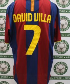 Alternative view of Maglia BARCELLONA DAVID VILLA XL Home 2010/11