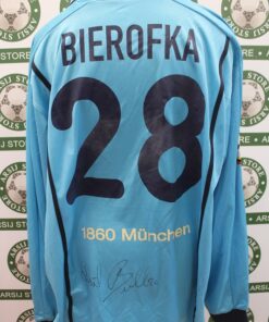 Alternative view of Maglia MONACO 1860 BIEROFKA Match Worn 2000/01 Signed