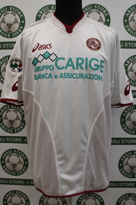 Maglia LIVORNO LUCARELLI Match Worn Away 2004/05