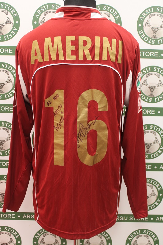 Maglia REGGINA AMERINI Match Worn Home 2006/07 Signed - immagine 2