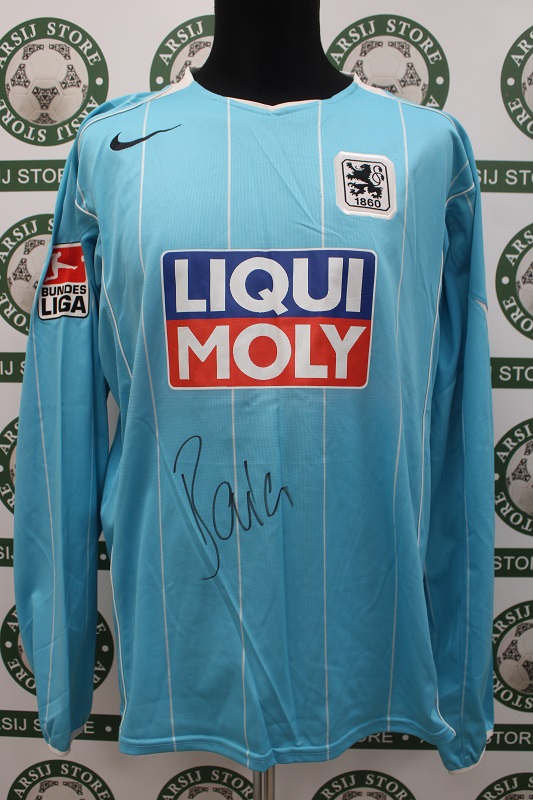 Maglia MONACO 1860 BAIER Match Worn Home 2003/04 Signed