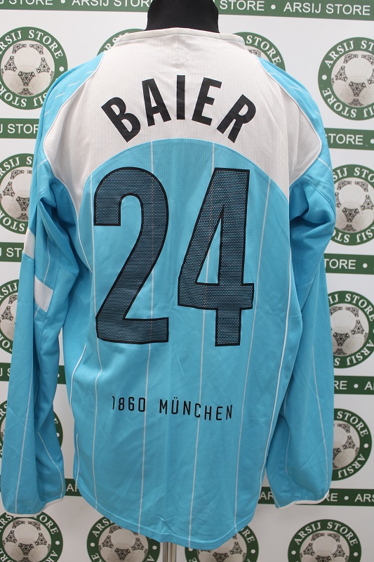Maglia MONACO 1860 BAIER Match Worn Home 2003/04 Signed - immagine 2