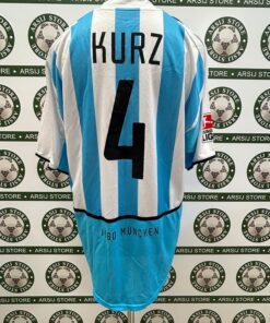 Alternative view of Maglia MONACO 1860 KURZ Match Worn Home 2002/03