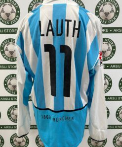Alternative view of Maglia MONACO 1860 LAUTH Match Worn Home 2002/03