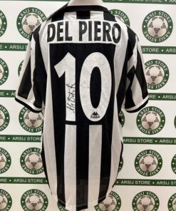 Alternative view of Maglia JUVENTUS DEL PIERO XL Home 1995/96 Nuova Signed