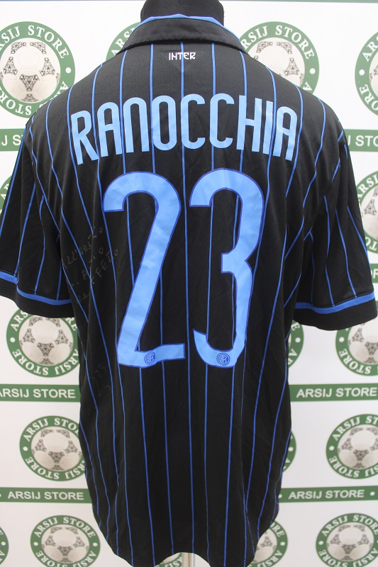 Maglia INTER RANOCCHIA L Home 2014/15 Signed - immagine 2
