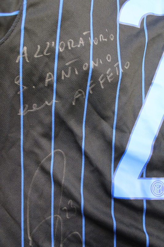 Maglia INTER RANOCCHIA L Home 2014/15 Signed - immagine 4