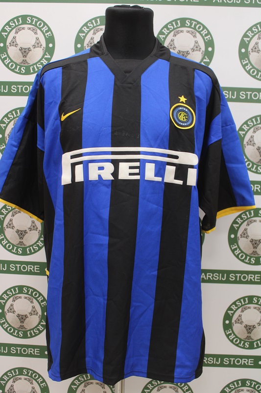 Maglia INTER EMRE XL Home 2002/03 Signed