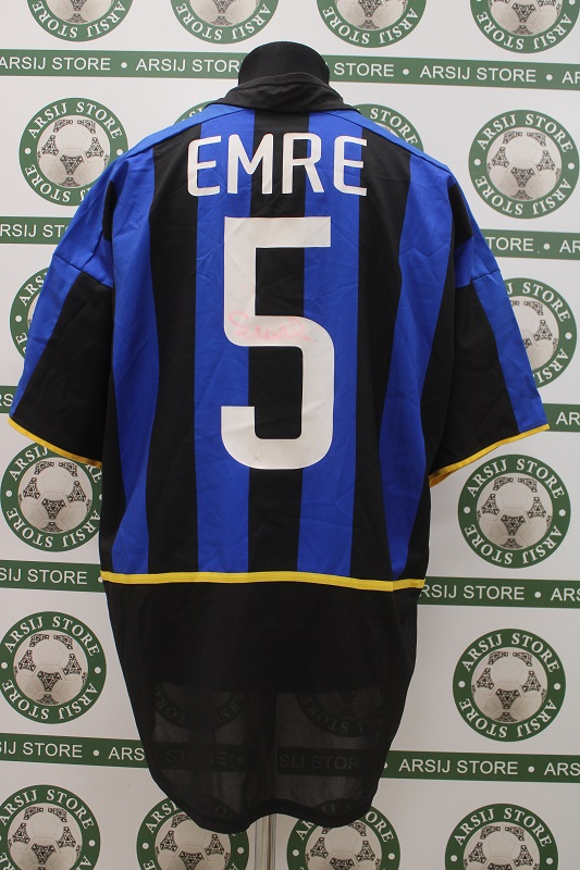 Maglia INTER EMRE XL Home 2002/03 Signed - immagine 2