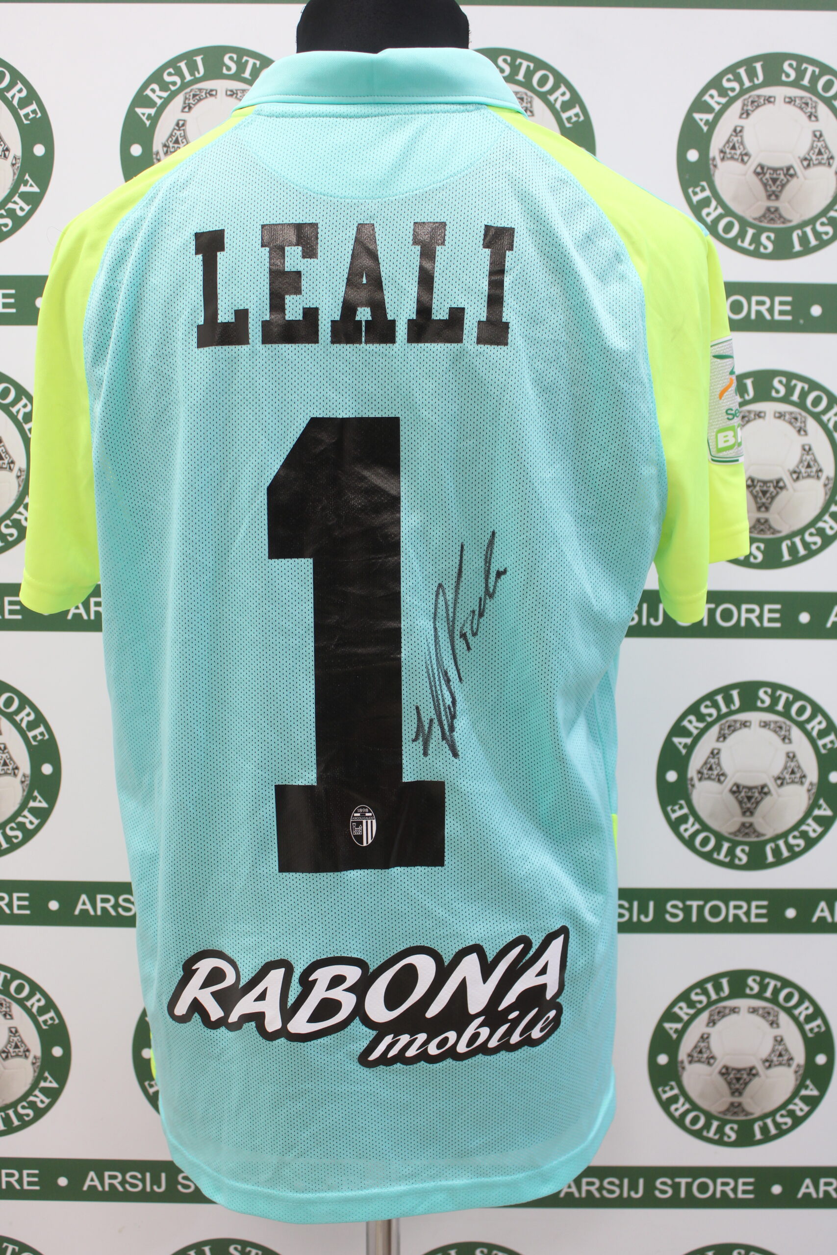 Maglia ASCOLI LEALI Match Worn Portiere - immagine 2