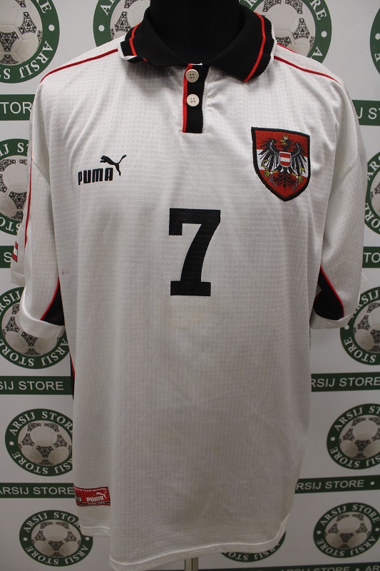 Maglia AUSTRIA Match Worn Home 2000/01