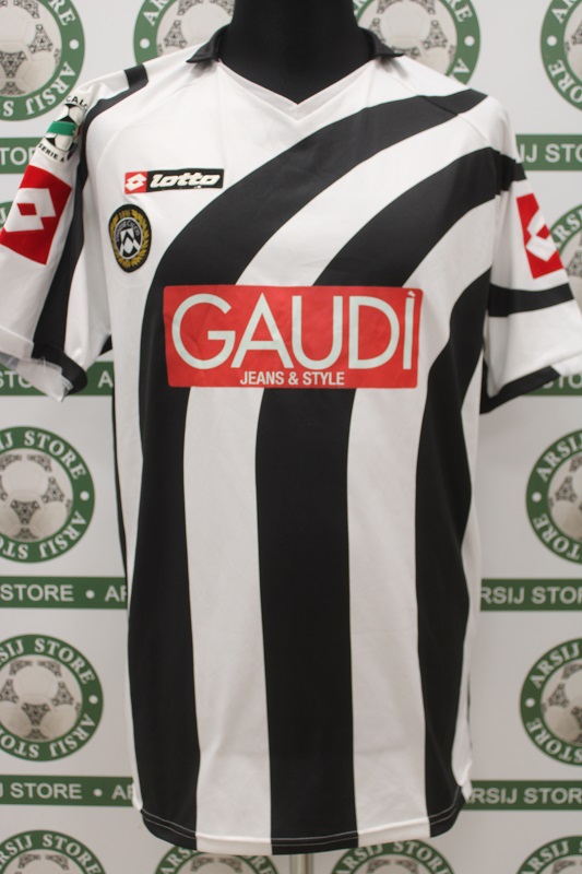 Maglia UDINESE ZENONI Match Worn Home 2006/07