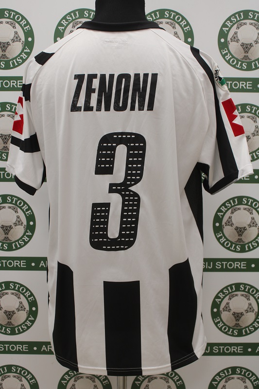 Maglia UDINESE ZENONI Match Worn Home 2006/07 - immagine 2
