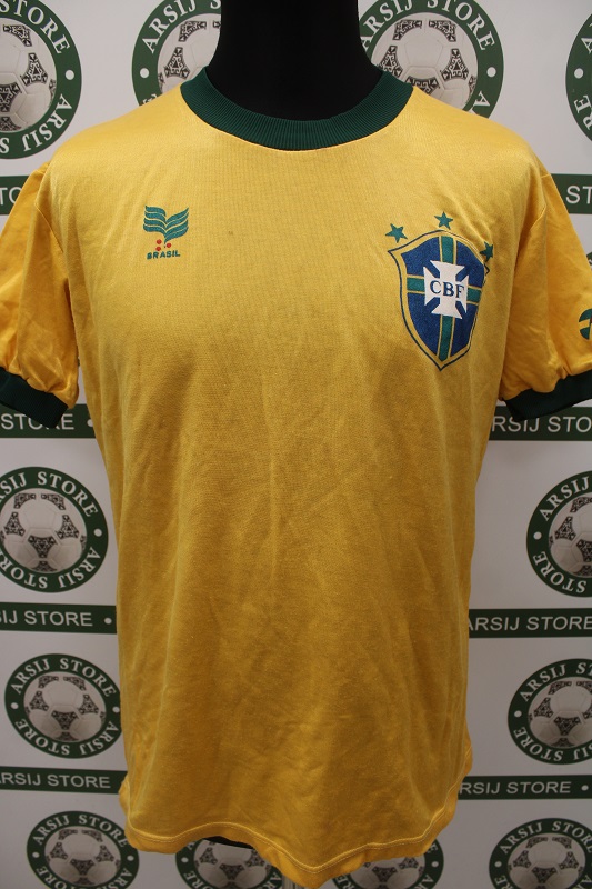 Maglia BRASILE CEREZO Match Worn Home 1981