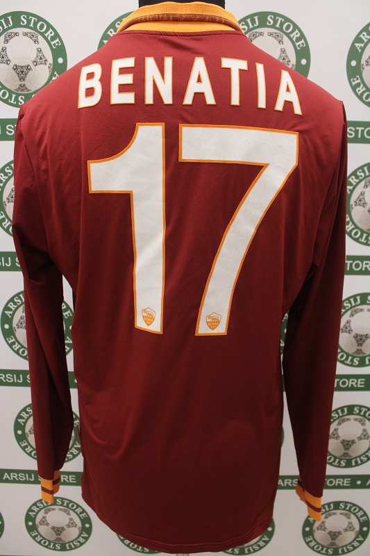 Maglia ROMA BENATIA Match Worn Home 2013/14 - immagine 2