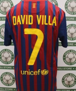 Alternative view of Maglia BARCELLONA DAVID VILLA M Home 2011/12