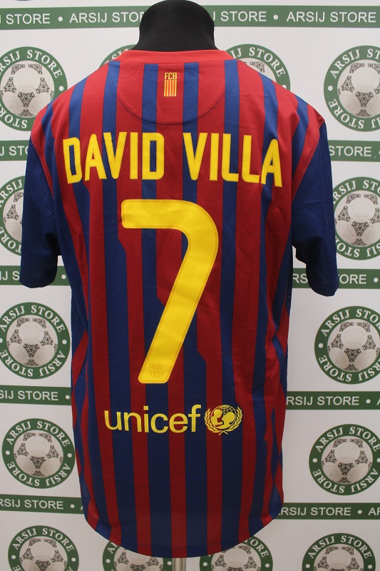Maglia BARCELLONA DAVID VILLA M Home 2011/12 - immagine 2