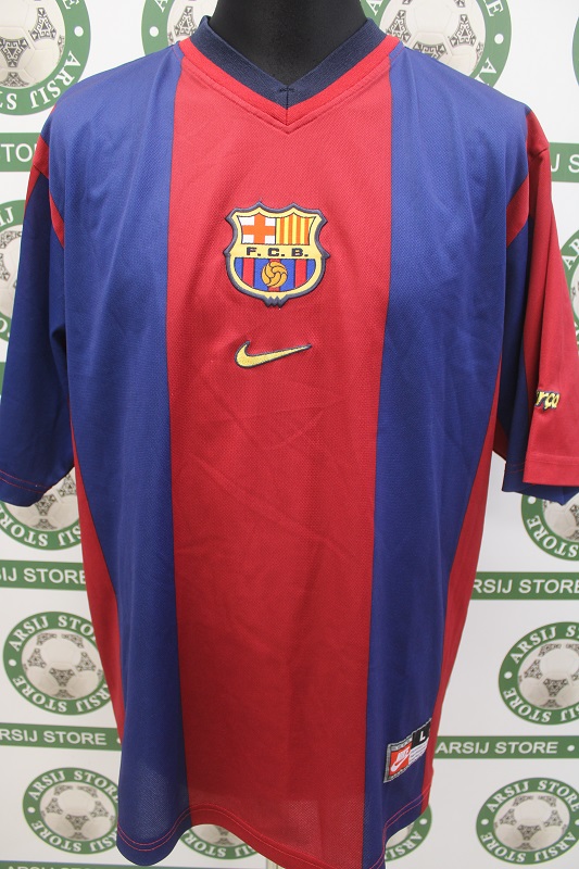 Maglia BARCELLONA KLUIVERT L Home 1998/99