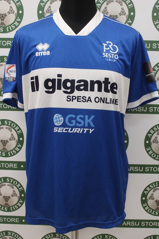 Maglia PRO SESTO DELLA GIOVANNA Match Worn Home 2022/23