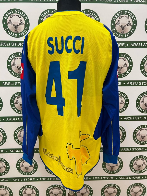 Maglia CHIEVO VERONA SUCCI Match Worn Home 2004/05 - immagine 2