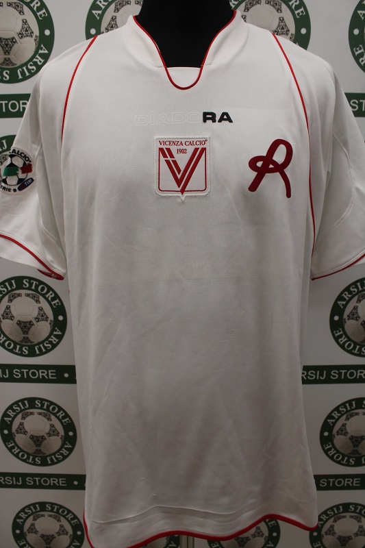 Maglia VICENZA RIGONI Match Worn Away 2007/08