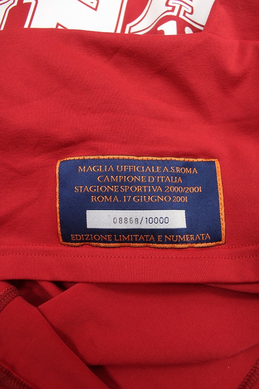 Maglia ROMA MONTELLA M HOME 2000/01 Limited Edition - immagine 3
