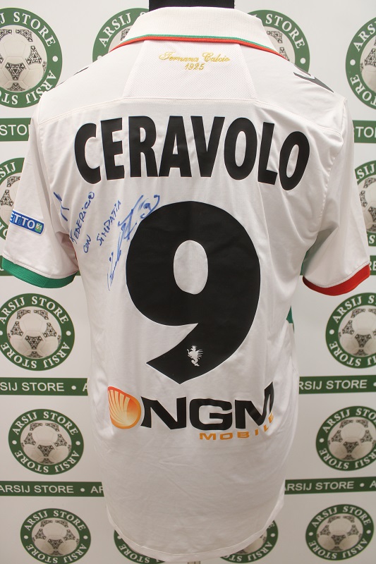 Maglia TERNANA CERAVOLO Away Match Worn 2014/15 - immagine 2
