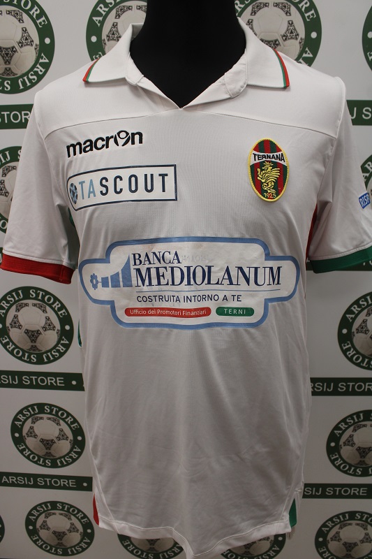 Maglia TERNANA CERAVOLO Away Match Worn 2014/15
