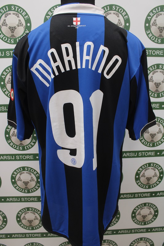 Maglia INTER GONZALEZ Match Worn Home 2006/07 - immagine 2