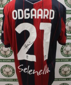 Alternative view of Maglia BOLOGNA ODGAARD XL Home 2025/26 Signed