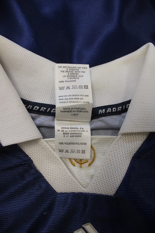 Maglia REAL MADRID SUKER L Away 1998/99 - immagine 4