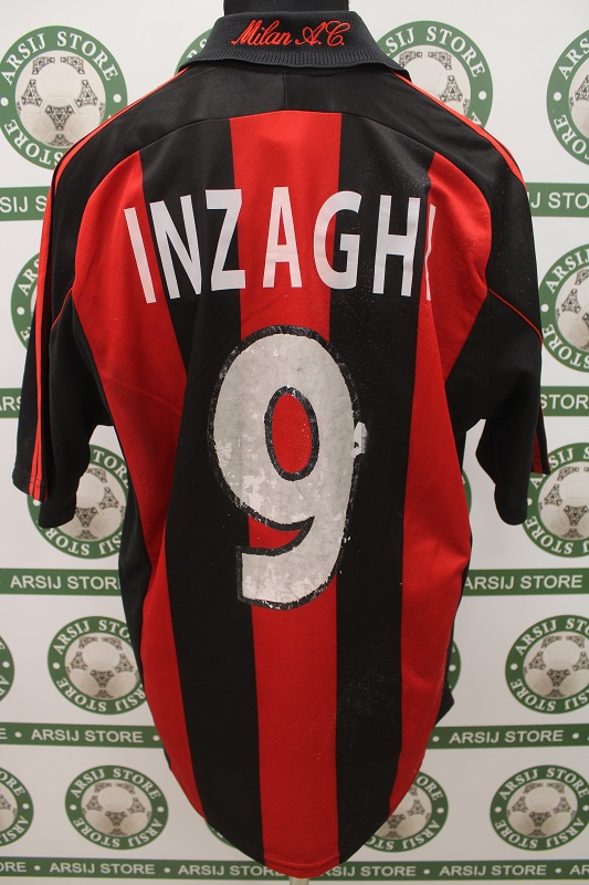 Maglia MILAN INZAGHI L Home 1998/99 - immagine 2