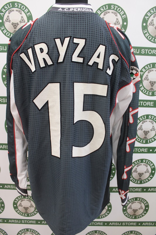 Maglia PERUGIA VRYZAS Match Worn Away 1999/00 - immagine 2