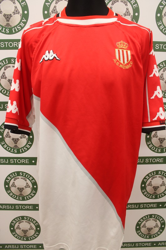 Maglia MONACO TREZEGUET XXL Home 1999/00
