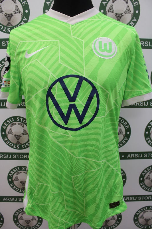 Maglia WOLFSBURG NMECHA Match Worn Home 2021/22